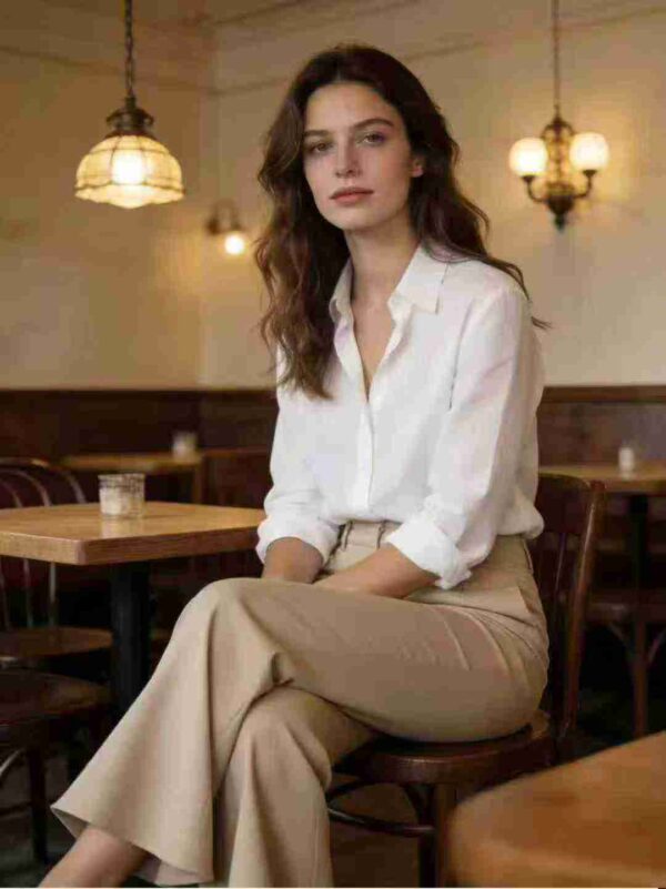 Elegant Women's Suit Trousers - Tailored Fit for Professional Wear